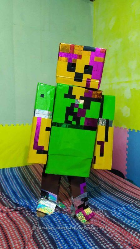 Unleash Your Inner Minecraft Hero with Herobrine and Giant Alex Halloween Costumes