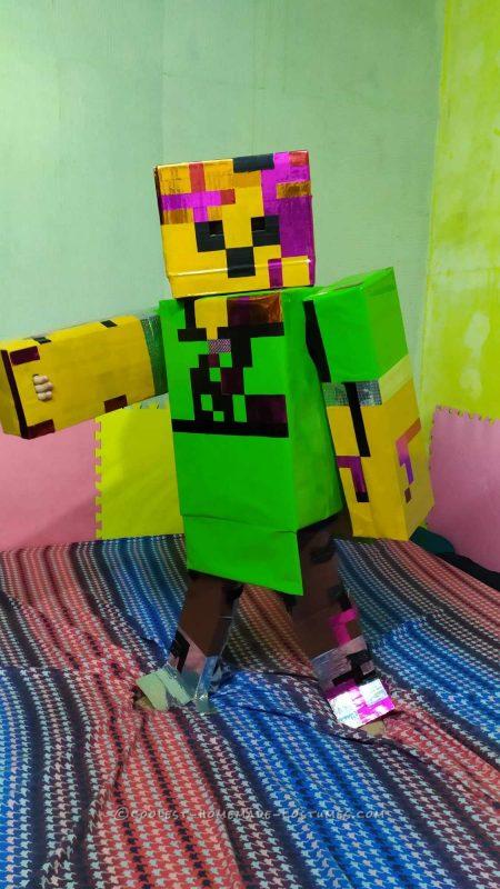 Unleash Your Inner Minecraft Hero with Herobrine and Giant Alex Halloween Costumes