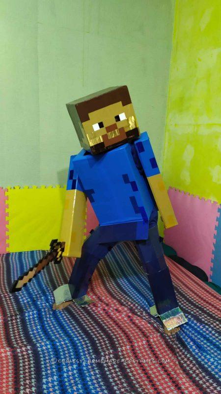 Unleash Your Inner Minecraft Hero with Herobrine and Giant Alex Halloween Costumes