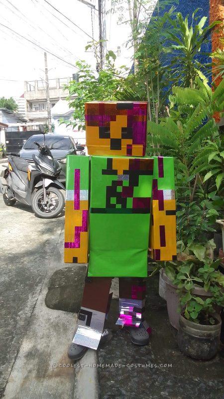 Unleash Your Inner Minecraft Hero with Herobrine and Giant Alex Halloween Costumes