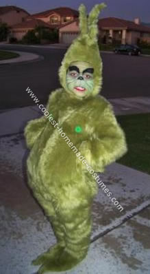 Makeup Tutorials on This Grinch Is 100  Handmade  No Sewing Machine Used  Dad Made