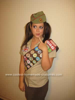 Homemade Halloween Costumes  on Coolest Homemade Adult Girl Scout Halloween Costume