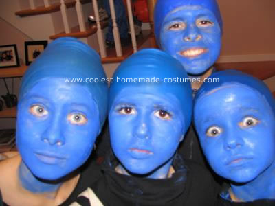 blue man group costume