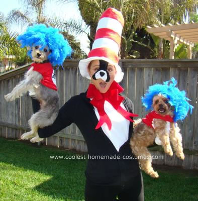 This Homemade Cat in the Hat Costume was my first time making a costume and 
