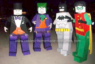 Batman Halloween Costumes on Coolest Homemade Lego Batman  Robin  Joker And Penguin Costumes 14