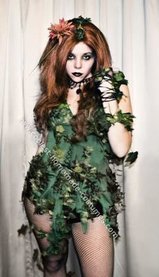 Homemade Mascara on Poison Ivy Costume Makeup