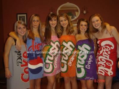 Group Costumes  Halloween on Coolest Popular Pop Cans Costume 5