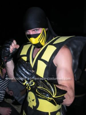 mortal kombat scorpion drawings. Mortal Combat Homemade Costume