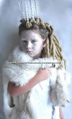 White Wrap Dress on Coolest White Witch From Narnia Costume 2