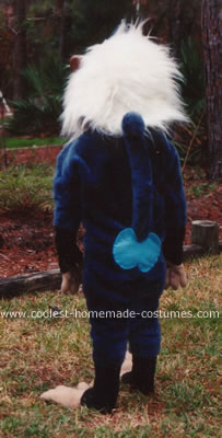 Homemade Rafiki Costume from the Lion King