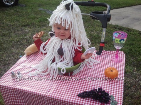baby spaghetti costume