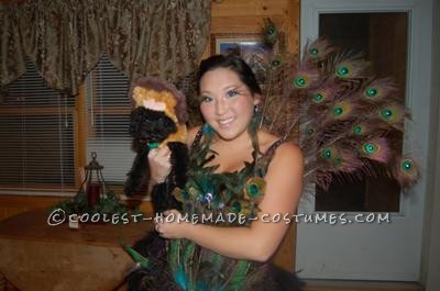 My Homemade Peacock Costume!!This is my pride and joy!!! I even won a costume contest at a casino for it!! and I LOVED making it. I made the follow