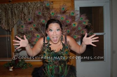 My Homemade Peacock Costume!!This is my pride and joy!!! I even won a costume contest at a casino for it!! and I LOVED making it. I made the follow