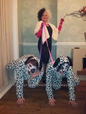 Having been invited to a Disney themed 30th party, we were a bit lost as to what to go as. My friend discovered Dalmation 