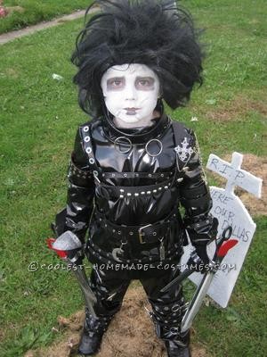 My then 6 year old decided he wanted to be Edward Scissorhands for this past Halloween. After hours of searching online for a costume in his size, I