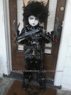 My then 6 year old decided he wanted to be Edward Scissorhands for this past Halloween. After hours of searching online for a costume in his size, I