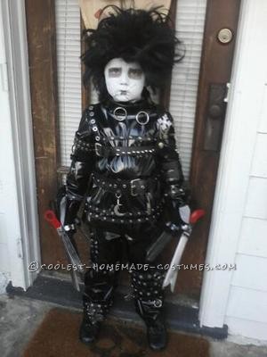My then 6 year old decided he wanted to be Edward Scissorhands for this past Halloween. After hours of searching online for a costume in his size, I