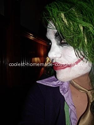 Make up details - Female Joker Costume