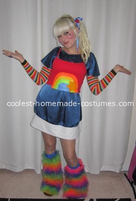 Coolest Hand-Made Rainbow Brite Costume