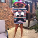 I had a Mexican themed party for my 30th birthday this year. I figured there would be lots of ponchos & sombreros so I wanted to wear something r
