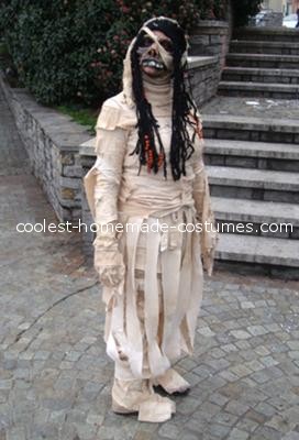 My wife female mummy costume