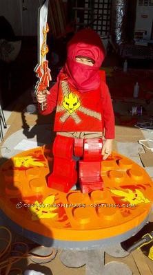 My son loves Ninjago, more specifically Kai. So, when I asked him what he wanted to be for Halloween, of course, it was Kai.
We have a pretty big Ha