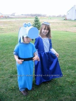 My son was obsessed with Handy Manny and especially Pat the Hammer.  So I set off on the adventure to make this costume for him.  The body