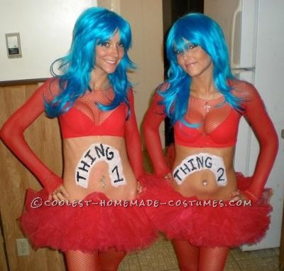 Coolest Sexy Thing 1 and Thing 2 Costumes