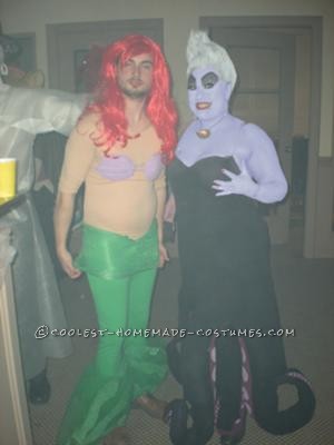 Coolest Ursula and Ariel Costumes