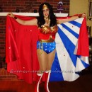 I've always wanted to be Wonder Woman for Halloween. I told myself if I could get to my goal weight which would mean loosing 80lbs, I could be Won