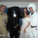 This costume was made up of Lord Helmet, Princess Vespa\'s stunt double, a Space Ball Trooper, and Barf. We picked characters based who we looked l