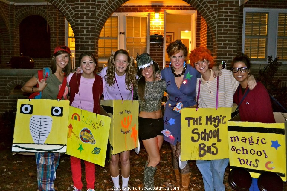 Coolest Magic School Bus Group Costume