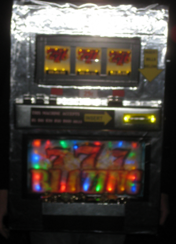 A Working Slot Machine Costume