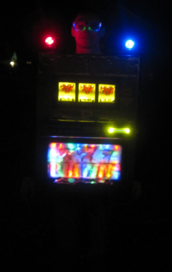 A Working Slot Machine Costume