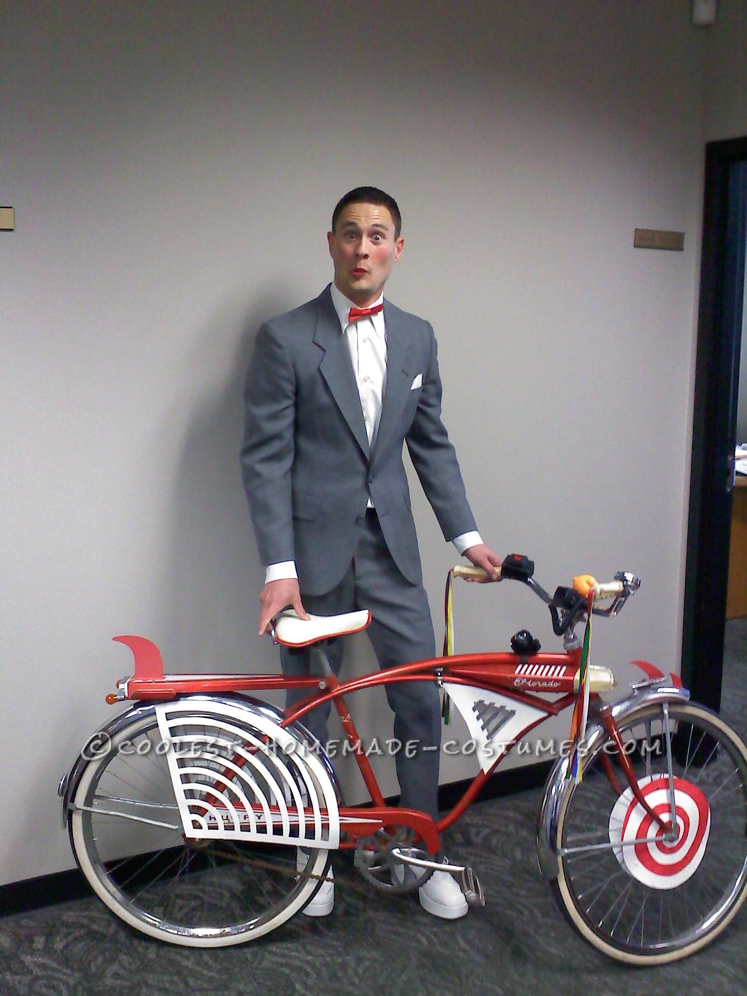 Pee-Wee Herman was an idea I had for Halloween in 2011. I was trying to think of something not only fun and clever, but also something that I could a