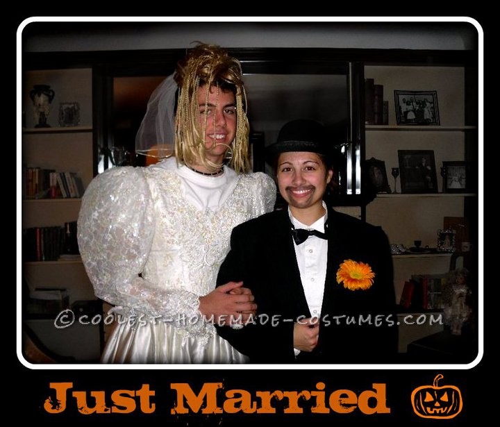 Coolest Bride and Groom Mix Up Couple Costume