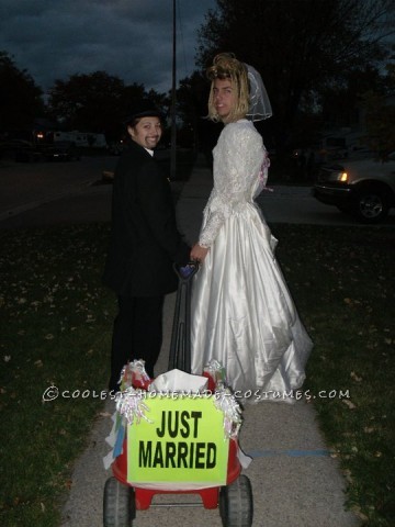 Coolest Bride and Groom Mix Up Couple Costume