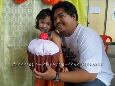 Hi Elad thought this should enetr thr contest
this is a strawberry headdress / costume my hubby and i made for my 4-yr old preschooler, which was us