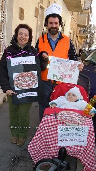 Coolest Pizzeria Family Costume