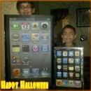 These costumes were pretty easy just needed a good printer and boxes. For added touches add some speakers inside and a really Ipod so they can have s
