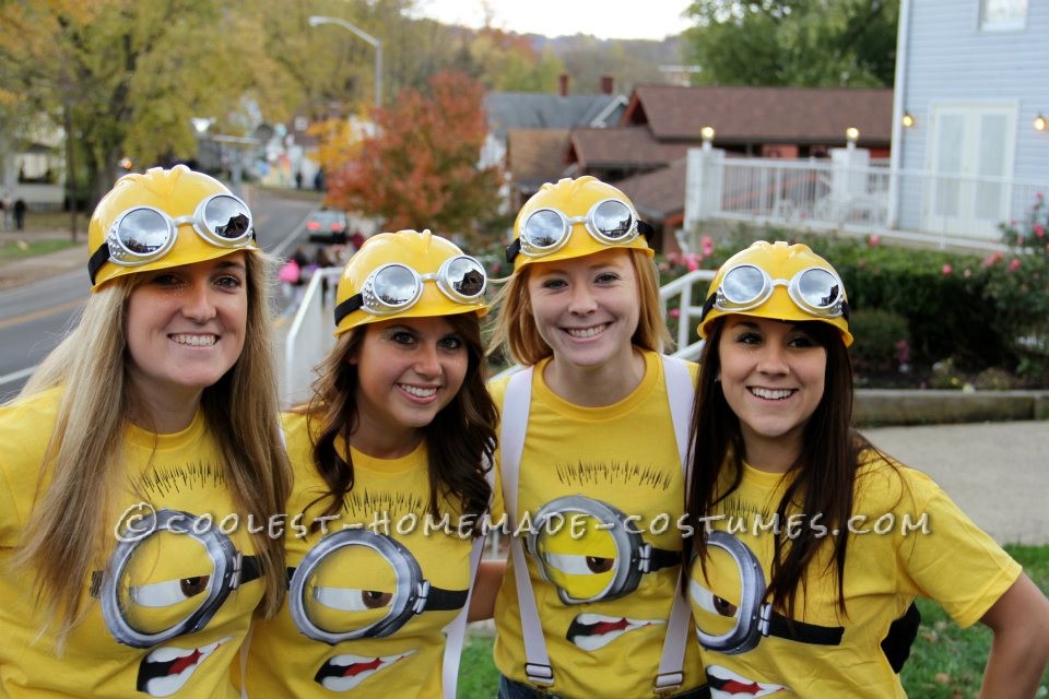 Coolest Despicable Me Minion College Girl's Group Costume