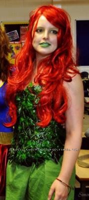 This is my version of Poison Ivy, the positively diVINE Batman villainess (see what I did there?).
My friends and I decided to dress up as heroes an