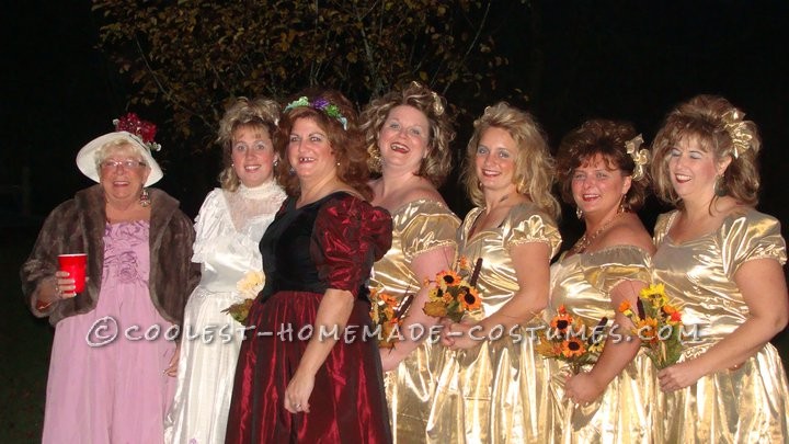 We had a group of people who pulled off the best Redneck Shotgun Wedding EVER!!! All us girls got together and went shopping to find the ugliest mate