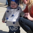 Last year my 1 yr old son Sebastian went as a "Stud Muffin", and I must say, I don't think that I could ever top it. I was looking for a