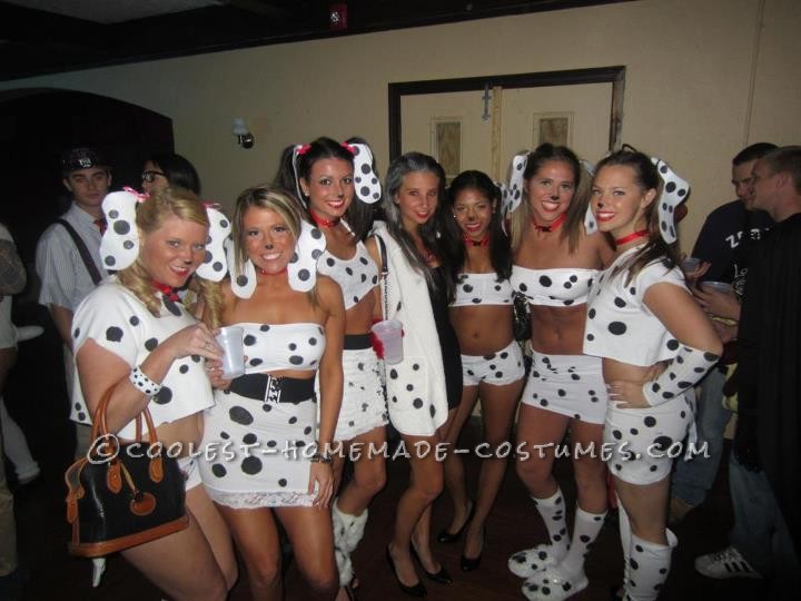 This is one of the most fun group costumes I've ever been a party of. We all were able to choose any type of "white-based" clothing, whether that