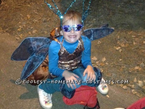 I think this was my most difficult project to date, but it turned out beautifully.
This year, my daughter said she wanted to be a dragon fly and we