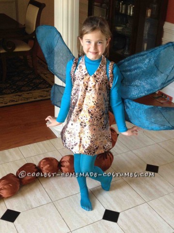 I think this was my most difficult project to date, but it turned out beautifully.
This year, my daughter said she wanted to be a dragon fly and we