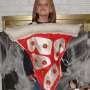 Pizza Costume with Pizzaz!
 
This pizza had a little pizzaz!  My daughter’s picture is in the yearbook with the “cafeteria la