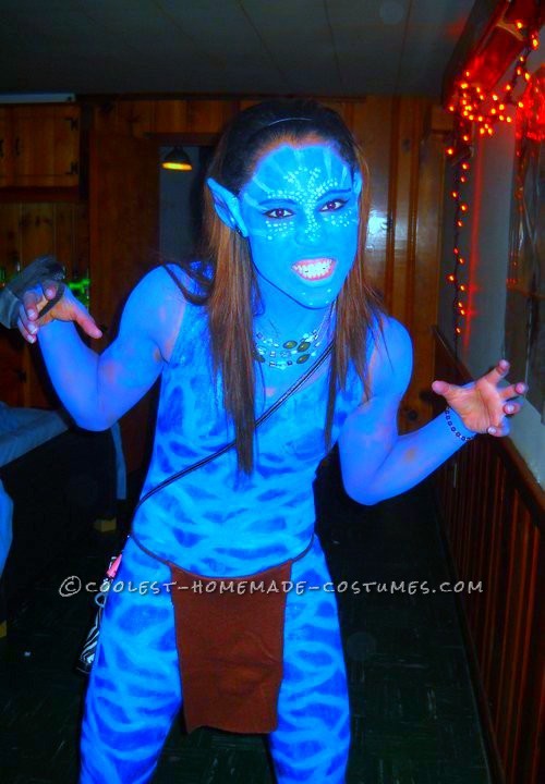 Hey Guys!
I love the movie Avatar and decided to do a homemade version of the female Avatar costume, since the store brand doesn\'t have sizes tha