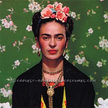 Last year, I struggled with a costume idea.  At the last minute, I came up with the idea of dressing up as Frida Kahlo because I did not want a